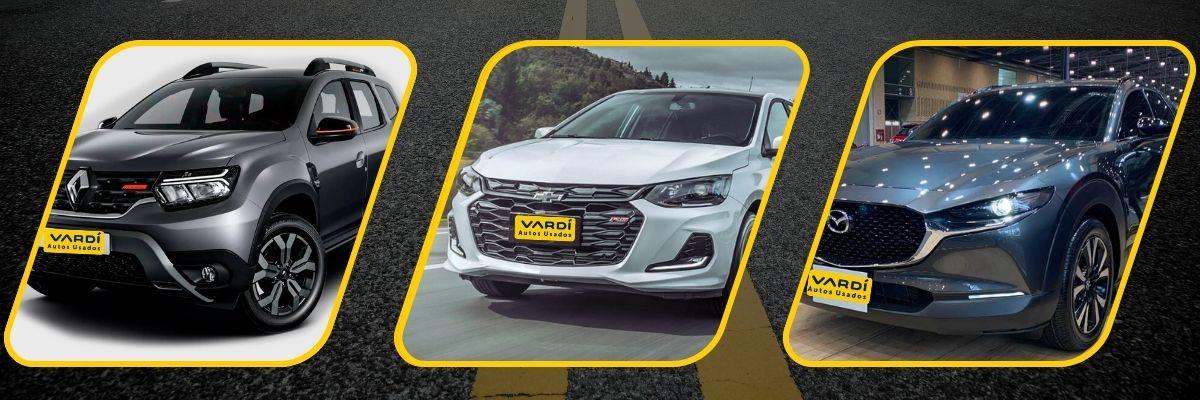 Carros usados Renault, Chevrolet y Mazda disponibles en Vardi Usados
