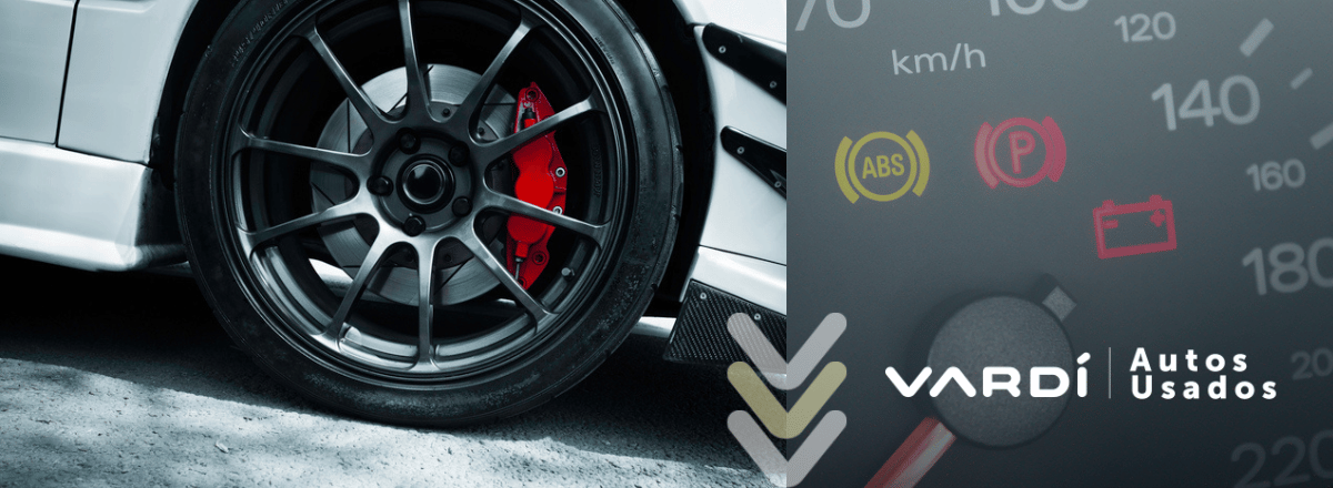 Sistema de frenos ABS en un carro usado para mayor seguridad y control al frenar