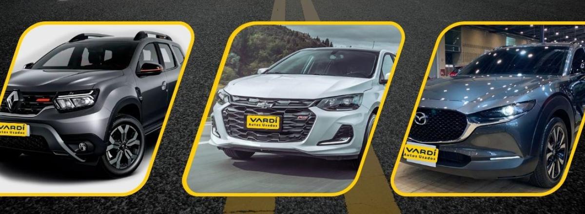 Carros usados Renault, Chevrolet y Mazda disponibles en Vardi Usados